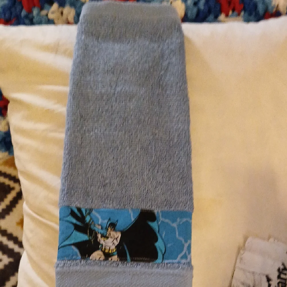 Batman Blue Wash Cloth (2) SET
